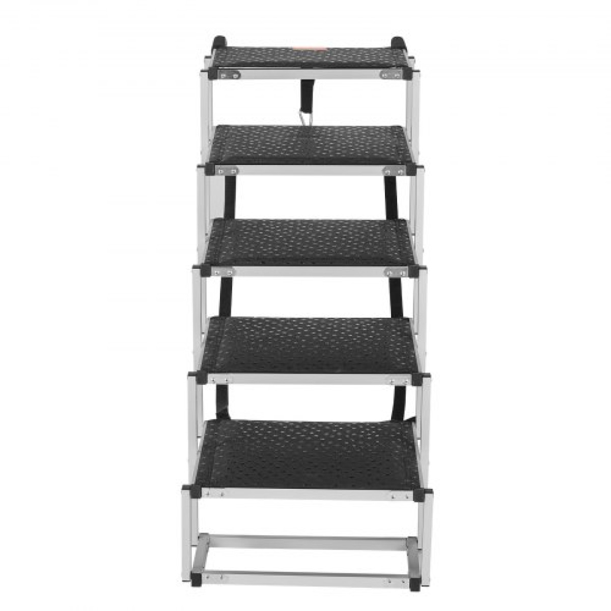 VEVOR Dog Stair for Cars Πτυσσόμενα σκαλοπάτια σκύλου 5 βημάτων Αλουμίνιο φορτία έως 68 κιλά