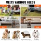 VEVOR Dog Stair for Cars Πτυσσόμενα σκαλοπάτια σκύλου 5 βημάτων Αλουμίνιο φορτία έως 68 κιλά
