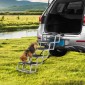 VEVOR Dog Stair for Cars Πτυσσόμενα σκαλοπάτια σκύλου 5 βημάτων Αλουμίνιο φορτία έως 68 κιλά