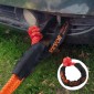 VEVOR Soft Shackle Synthetic Recovery Rope 2PCS 1,3x56 cm 20 Ton Break Strength