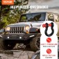 VEVOR 4 Pack 15,9 χλστ. Δακτύλιος Δακτύλιος με 19 χιλ. Βιδωτός πείρος 13 Τόνων Αντοχή θραύσης