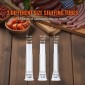 VEVOR Manual Sausage Stuffer, 2 L / 5 LBS Vertical Sausage Machine with G-type Clamp, Food-Grade 304 Stainless Steel Barrel with 2 Stuffing Tube, for Home Kitchen Restaurant Commercial