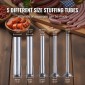 VEVOR Electric Sausage Stuffer, 25 L / 55 LBS Vertical Meat Stuffer, Motor 400W, Stepless Speed ​​Control and Foot Pedal, κατασκευασμένο από ανοξείδωτο ατσάλι 304 ποιότητας τροφίμων, 5 σωλήνες γέμισης για το σπίτι, επαγγελματικό