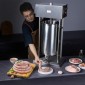 VEVOR Electric Sausage Stuffer, 25 L / 55 LBS Vertical Meat Stuffer, Motor 400W, Stepless Speed ​​Control and Foot Pedal, κατασκευασμένο από ανοξείδωτο ατσάλι 304 ποιότητας τροφίμων, 5 σωλήνες γέμισης για το σπίτι, επαγγελματικό