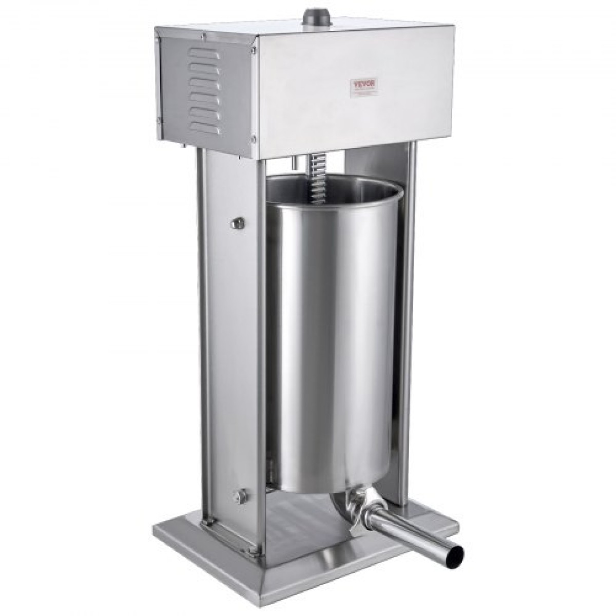 VEVOR Electric Sausage Stuffer, 25 L / 55 LBS Vertical Meat Stuffer, Motor 400W, Stepless Speed ​​Control and Foot Pedal, κατασκευασμένο από ανοξείδωτο ατσάλι 304 ποιότητας τροφίμων, 5 σωλήνες γέμισης για το σπίτι, επαγγελματικό