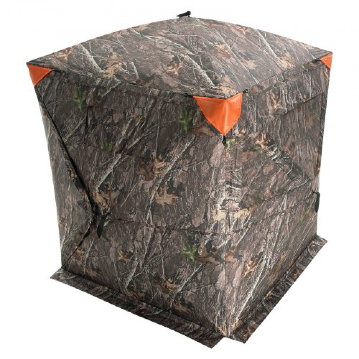 VEVOR Hunting Blind, 270° Ground Blind, 1-2 Person Pop Up Deer Blind για κυνήγι με τσάντα μεταφοράς, φορητή ελαστική σκηνή κυνηγιού, 3 οριζόντια παράθυρα για τη Τουρκία και το κυνήγι ελαφιού