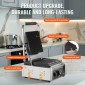 Εμπορική σχάρα Panini VEVOR, Ηλεκτρικό σάντουιτς Panini Maker 1800W, Ανοξείδωτη ψησταριά σάντουιτς με λαβή και έλεγχο θερμοκρασίας, 22x23 cm Επίπεδη εμαγιέ πλάκα, για μπριζόλα χάμπουργκερ μπέικον