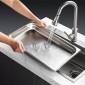 VEVOR 6 Pack Pans Hotel, Full Size Anti-Jam Steam Pan, 0,8mm πάχος από ανοξείδωτο ατσάλι Εστιατόριο Steam Pan, 2,5 ιντσών Deep Commercial Tags, Catering Storage Food Pan, for Industrial & Scientifi