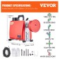 Μηχανή καθαρισμού αποχέτευσης VEVOR 20m x 16mm 250W Sewer Snake Auger Manual Feed