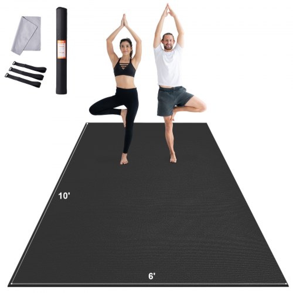 VEVOR Exercise Mat, αντιολισθητικό χαλάκι γιόγκα Gym Fitness Pilate Workout Mat (3x1,8 m)