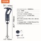 VEVOR Commercial Immersion Blender, 500W Heavy Duty μίξερ χειρός, 16 ιντσών Stepless μίξερ μεταβλητής ταχύτητας με λεπίδα από ανοξείδωτο χάλυβα, φορητό μίξερ πολλαπλών χρήσεων για σούπα, σάλτσες, πουρέ πατάτας, κρέμα