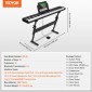 VEVOR 88 Key Folding Keyboard Piano, Bluetooth & MIDI, Φορητό ηλεκτρονικό ψηφιακό αναδιπλούμενο πιάνο με Stand Sustain τσάντα πεντάλ πλήκτρα ευαίσθητα στην αφή, επαναφορτιζόμενη για αρχάριους έφηβους, ενήλικες, μαύρο