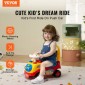 VEVOR Ride On Push Car για νήπια, Ηλικίες 1-3, Ride Racer, Sit to Stand Toddler Ride On Toy, Classic Kids Ride on Car with Music Steering, Horn & Under Seat Storage, Ride On Toy for Boys Girls