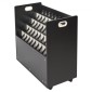 VEVOR Blueprint Storage Rack, 50 Slots Κινητό ντουλάπι αποθήκευσης Blueprint, Ξύλινο ρολό File Organizer Cart for Construction Plan Map Poster Architectural, Blueprint File Holiday for Home, Office, School