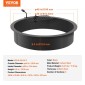 Δαχτυλίδι VEVOR Fire Pit, Ένθετο Fire Pit with Fire Ring, 40-In Outer/36-In Internal Diameter, 8,5 in Height, Carbon Steel Liner DIY Campfire Ring over/In-Ground, for Outdoor Camping, Bonfires