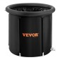 VEVOR Ice Bath Bath, 85 cm Long Cold Water Therapy Plunge Bath for Athletes, Φορητή εξωτερική πισίνα με βαρέλι πάγου για ανάκτηση, φουσκωτή πτυσσόμενη μπανιέρα 398L με κάλυμμα, παγοθήκη σπιτιού για ενήλικες