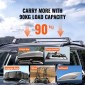 VEVOR Universal Roof Rack Crossbar Max 120,9 cm Ταιριάζει σε αυλακωτές πλαϊνές ράγες χωρίς διάκενο