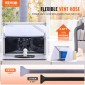 VEVOR Airbrush Booth Spray, Φορητό Hobby Airbrush Paint Booth Booth Kit με φώτα LED, ανεμιστήρας εξάτμισης και προέκταση σωλήνα εξάτμισης, θάλαμος βαφής Airbrush για ζωγραφική μοντέλων, τεχνών, χειροτεχνίας, κέικ