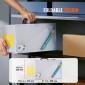 VEVOR Airbrush Booth Spray, Φορητό Hobby Airbrush Paint Booth Booth Kit με φώτα LED, ανεμιστήρας εξάτμισης και προέκταση σωλήνα εξάτμισης, θάλαμος βαφής Airbrush για ζωγραφική μοντέλων, τεχνών, χειροτεχνίας, κέικ