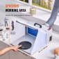 VEVOR Airbrush Booth Spray, Φορητό Hobby Airbrush Paint Booth Booth Kit με φώτα LED, ανεμιστήρας εξάτμισης και προέκταση σωλήνα εξάτμισης, θάλαμος βαφής Airbrush για ζωγραφική μοντέλων, τεχνών, χειροτεχνίας, κέικ