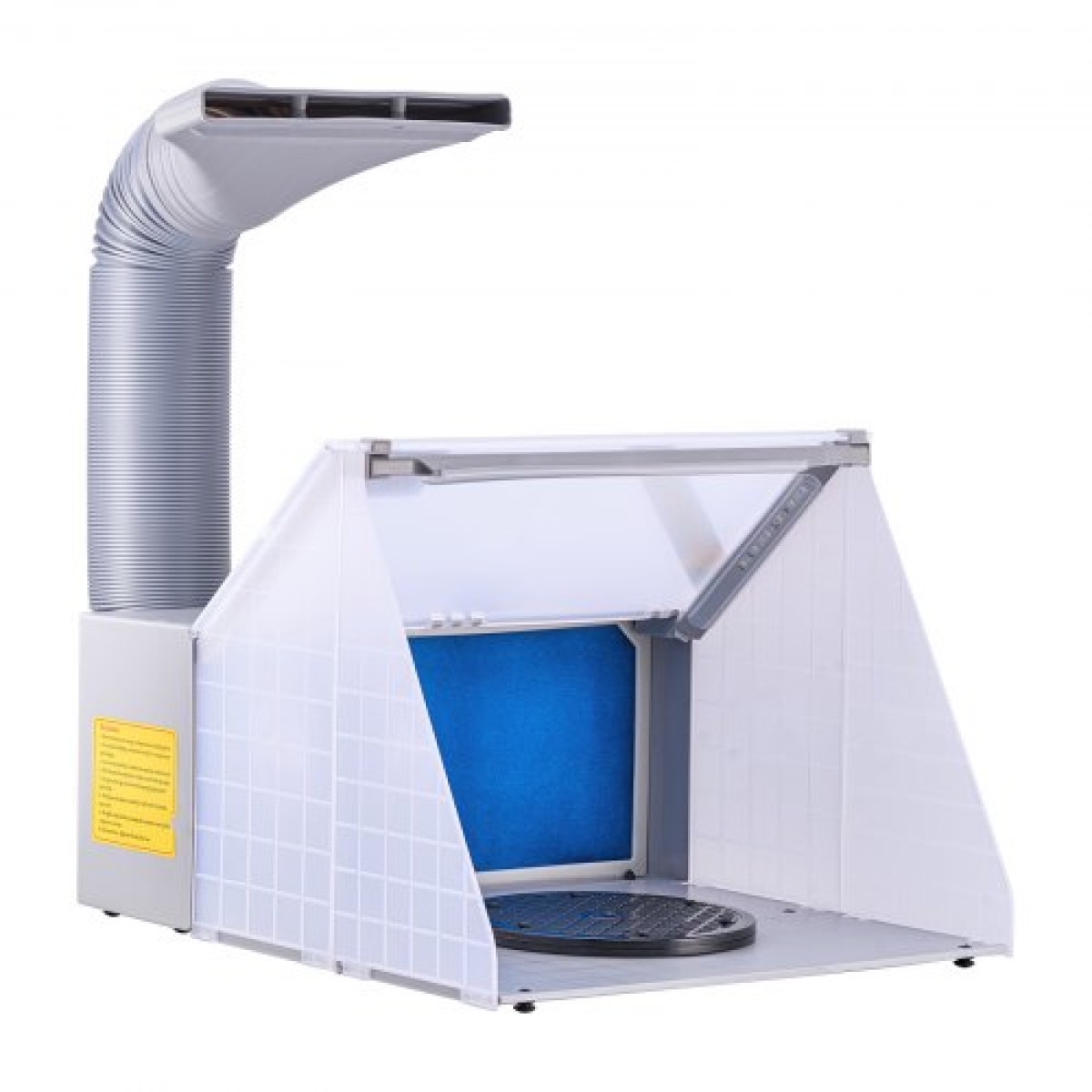 VEVOR Airbrush Booth Spray, Φορητό Hobby Airbrush Paint Booth Booth Kit με φώτα LED, ανεμιστήρας εξάτμισης και προέκταση σωλήνα εξάτμισης, θάλαμος βαφής Airbrush για ζωγραφική μοντέλων, τεχνών, χειροτεχνίας, κέικ