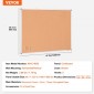 VEVOR 48"x36" μεγάλη σανίδα από φελλό – Επιτοίχιος πίνακας ανακοινώσεων με καρφίτσα – Ιδανική για σχολείο, σπίτι, γραφείο