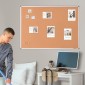 VEVOR 48"x36" μεγάλη σανίδα από φελλό – Επιτοίχιος πίνακας ανακοινώσεων με καρφίτσα – Ιδανική για σχολείο, σπίτι, γραφείο