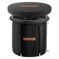 VEVOR Ice Bath Bath, 80 cm Long Cold Water Therapy Plunge Bath for Athletes, Φορητή εξωτερική πισίνα με βαρέλι πάγου για ανάκτηση, φουσκωτή πτυσσόμενη μπανιέρα 341L με κάλυμμα, οικιακή παγοθήκη για ενήλικες