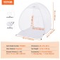 VEVOR Spray Paint Shelter Portable Spray Paint Tent Booth 101,6x88,9x101,6 cm Pop Up