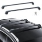 VEVOR Universal Roof Rack Crossbar Max 122,9 cm Ταιριάζει σε αυλακωτές πλαϊνές ράγες χωρίς διάκενο