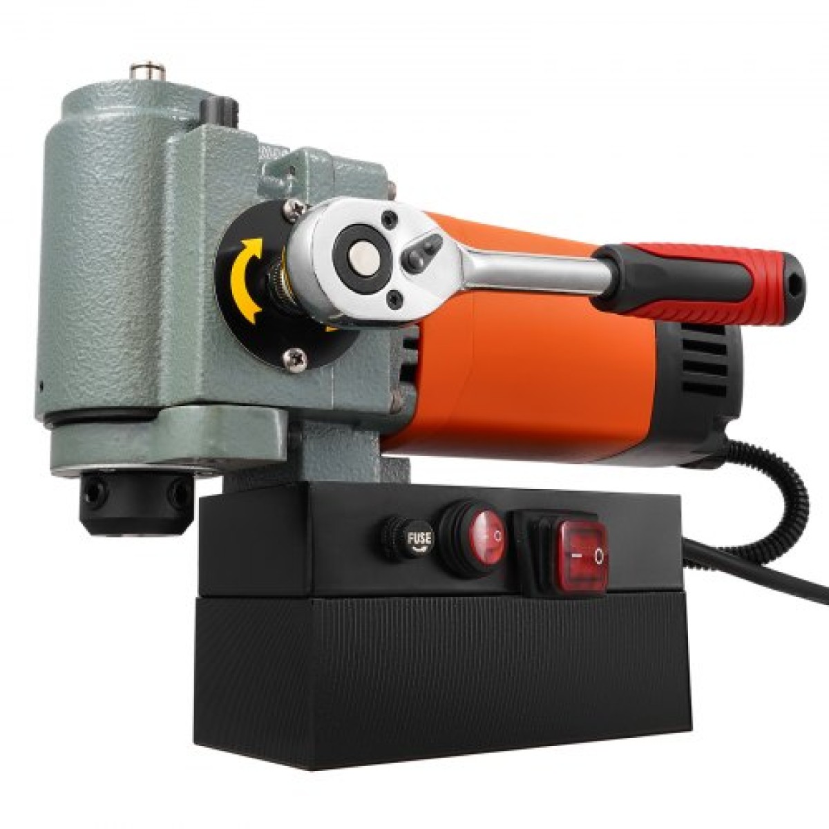 VEVOR Magnetic Drill Press, 1300W χαμηλού προφίλ Mag Drill, Φορητό Magnetic Drilling Machine με ψυκτική συσκευή και προστασία υπερφόρτωσης, Magnetic Press για εγκατάσταση εξοπλισμού, βιομηχανική