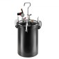 Δοχείο πίεσης βαφής VEVOR, δοχείο πίεσης 15L/3,75 gal, Ρυθμιζόμενη πίεση 60 psi, Δεξαμενή βαφής δοχείου πίεσης από χάλυβα με πιστόλι ψεκασμού, σωλήνες, μετρητής πίεσης, για διακόσμηση σπιτιού και βιομηχανική βαφή