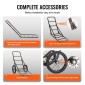 VEVOR Deer Cart, 300 LBS Capacity Folding Cart, Deer Cart Game Hauler με μεγάλους ελαστικούς τροχούς & εργονομική λαβή, βαρέως τύπου αξεσουάρ καροτσιού παιχνιδιού, βοηθητικό εξοπλισμό Dolly για κυνήγι Ψάρεμα Πεζοπορίας