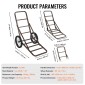 VEVOR Deer Cart, 300 LBS Capacity Folding Cart, Deer Cart Game Hauler με μεγάλους ελαστικούς τροχούς & εργονομική λαβή, βαρέως τύπου αξεσουάρ καροτσιού παιχνιδιού, βοηθητικό εξοπλισμό Dolly για κυνήγι Ψάρεμα Πεζοπορίας