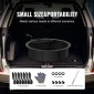 VEVOR Fire Pit Ring, Fire Pit Insert with Fire Ring, 35-In Outer/31-In Internal Diameter, 8,5 in Height, Carbon Steel Liner DIY Campfire Ring over/In-Ground, for Outdoor Camping, Bonfires