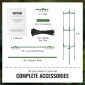 VEVOR 4 Packs Κλουβιά ντομάτας για κήπο, 63 ιντσών Tomato Trellis Plant Stakes Support, Stackable Tall Plant Support Cage, για υπερυψωμένο κρεβάτι κήπου, λαχανικά λουλούδια και αναρριχώμενα φυτά