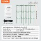 VEVOR 4 Packs Κλουβιά ντομάτας για κήπο, 63 ιντσών Tomato Trellis Plant Stakes Support, Stackable Tall Plant Support Cage, για υπερυψωμένο κρεβάτι κήπου, λαχανικά λουλούδια και αναρριχώμενα φυτά