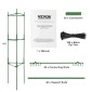 VEVOR 4 Packs Κλουβιά ντομάτας για κήπο, 63 ιντσών Tomato Trellis Plant Stakes Support, Stackable Tall Plant Support Cage, για υπερυψωμένο κρεβάτι κήπου, λαχανικά λουλούδια και αναρριχώμενα φυτά