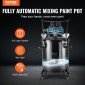 Δοχείο πίεσης βαφής VEVOR, 30 L/7,5 gal Πλήρως αυτόματο δοχείο δοχείου πίεσης ανάδευσης, Ρυθμιζόμενη πίεση 70 psi, δοχείο βαφής δοχείου πίεσης με πιστόλι και σωλήνες ψεκασμού, για βιομηχανική βαφή οικιακής διακόσμησης