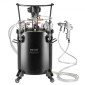 Δοχείο πίεσης βαφής VEVOR, 30 L/7,5 gal Πλήρως αυτόματο δοχείο δοχείου πίεσης ανάδευσης, Ρυθμιζόμενη πίεση 70 psi, δοχείο βαφής δοχείου πίεσης με πιστόλι και σωλήνες ψεκασμού, για βιομηχανική βαφή οικιακής διακόσμησης