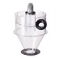 VEVOR Cyclone Dust Separator, 4" Retrofit Cyclone Separator for Dust Collectors, ABS Dust Support With 2" Hole O.D.Σύνδεσμος και σωλήνας για υγρές/στεγνές ηλεκτρικές σκούπες καταστήματος, Ταιριάζει σε δεξαμενή 18,9-37,85L (Εξαιρείται η δεξαμενή)