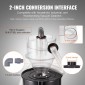 VEVOR Cyclone Dust Separator, 4" Retrofit Cyclone Separator for Dust Collectors, ABS Dust Support With 2" Hole O.D.Σύνδεσμος και σωλήνας για υγρές/στεγνές ηλεκτρικές σκούπες καταστήματος, Ταιριάζει σε δεξαμενή 18,9-37,85L (Εξαιρείται η δεξαμενή)