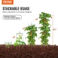 VEVOR 6 Packs Κλουβιά ντομάτας για κήπο, 48 ιντσών Tomato Trellis Plant Stakes Support, Stackable Tall Plant Support Cage, για υπερυψωμένο κρεβάτι κήπου, λαχανικά λουλούδια και αναρριχώμενα φυτά