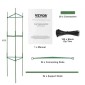 VEVOR 6 Packs Κλουβιά ντομάτας για κήπο, 48 ιντσών Tomato Trellis Plant Stakes Support, Stackable Tall Plant Support Cage, για υπερυψωμένο κρεβάτι κήπου, λαχανικά λουλούδια και αναρριχώμενα φυτά