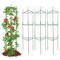 VEVOR 6 Packs Κλουβιά ντομάτας για κήπο, 48 ιντσών Tomato Trellis Plant Stakes Support, Stackable Tall Plant Support Cage, για υπερυψωμένο κρεβάτι κήπου, λαχανικά λουλούδια και αναρριχώμενα φυτά