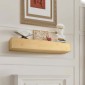 Επάνδυση τζακιού VEVOR, 60" x 8" x 6", χωρητικότητα βάρους 50 λίβρες, κάλυμμα από φυσικό ξύλο για πάνω από τζάκι, επιτοίχιο πλωτό ράφι αγροικίας, χειροποίητο ξύλινο μαντήλι για διακόσμηση τοίχων, ρουστίκ φυσικό