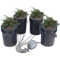 VEVOR DWC Hydroponics Grow System, Hydroponic Growing System with Top Drip Kit, Deep Water Culture 5-Gallon 4 Buckets, with Air Pump, Air Stones και Water Level Device for Leafy Lagetables