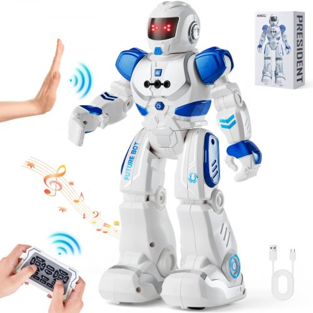 VEVOR RC Robot Toys for Children, Gesture Sensing Programmable Remote Control Smart Robot, Interactive Walking Singing Dancing Robot για Ηλικίες 3 4 5 6 7 8 10 12 ετών Δώρο γενεθλίων για αγόρια κορίτσια