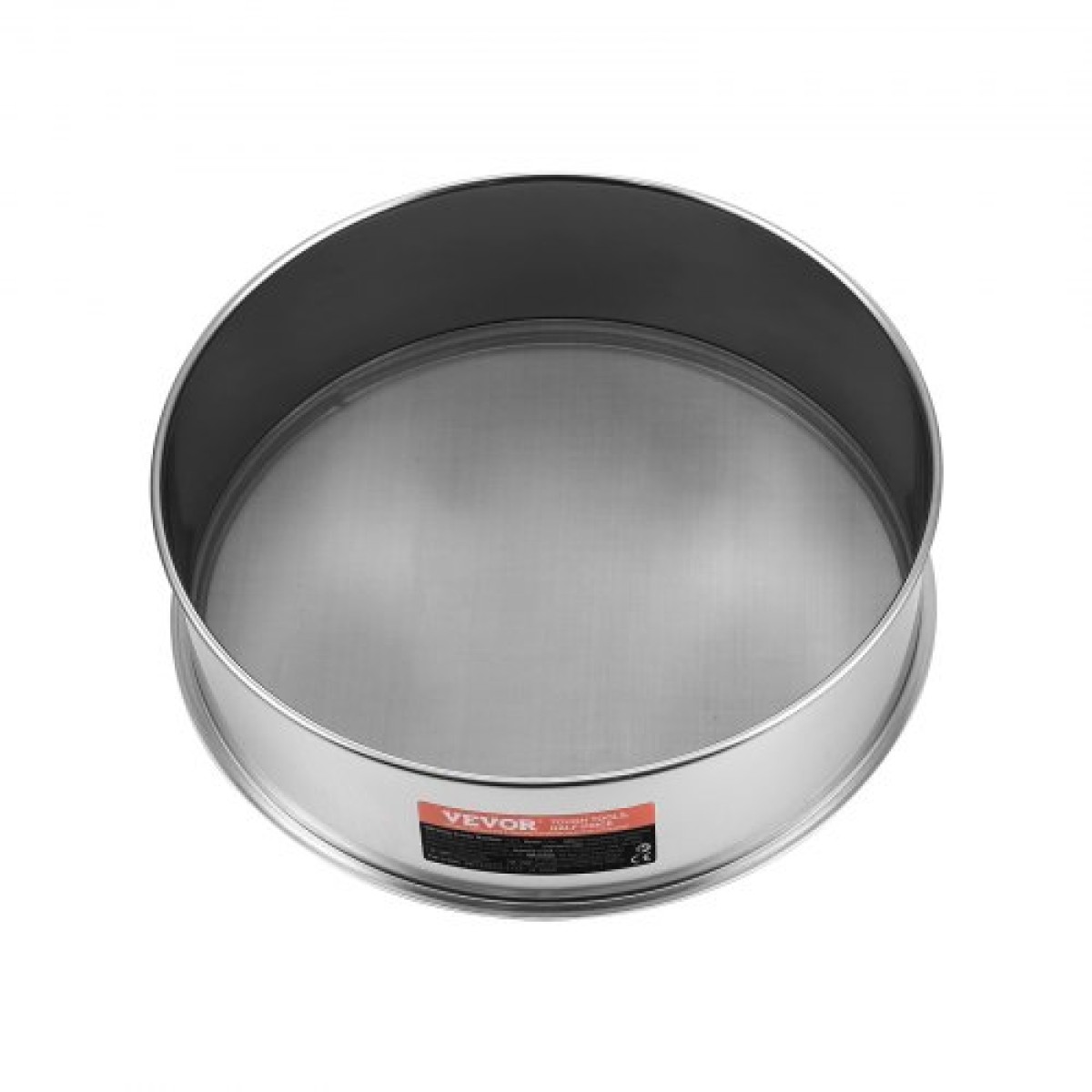 VEVOR Flour Sieve Fine Mesh, 80 Mesh Flour Sifter, 304 Stainless Steel Fine Mesh Sifter Food-grade, Dia.Διχτυωτές 12,6" για ψήσιμο, Διχτυωτή τρύπα 5 μεγεθών για Mungbean, ρύζι, αλεύρι, μαργαριτάρι σε σκόνη