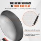 VEVOR Flour Sieve Fine Mesh, 80 Mesh Flour Sifter, 304 Stainless Steel Fine Mesh Sifter Food-grade, Dia.Διχτυωτές 12,6" για ψήσιμο, Διχτυωτή τρύπα 5 μεγεθών για Mungbean, ρύζι, αλεύρι, μαργαριτάρι σε σκόνη
